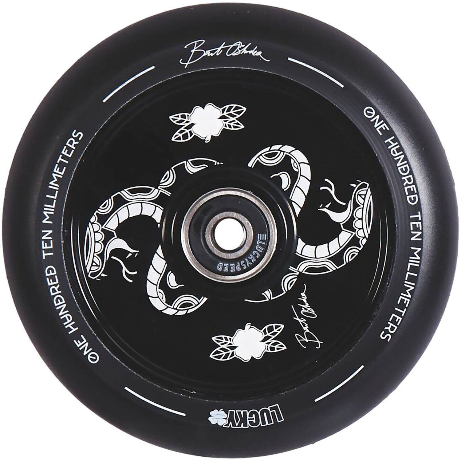 Lucky Lunar Bart Oskroba Signature 110mm Scooter Wheel - Black