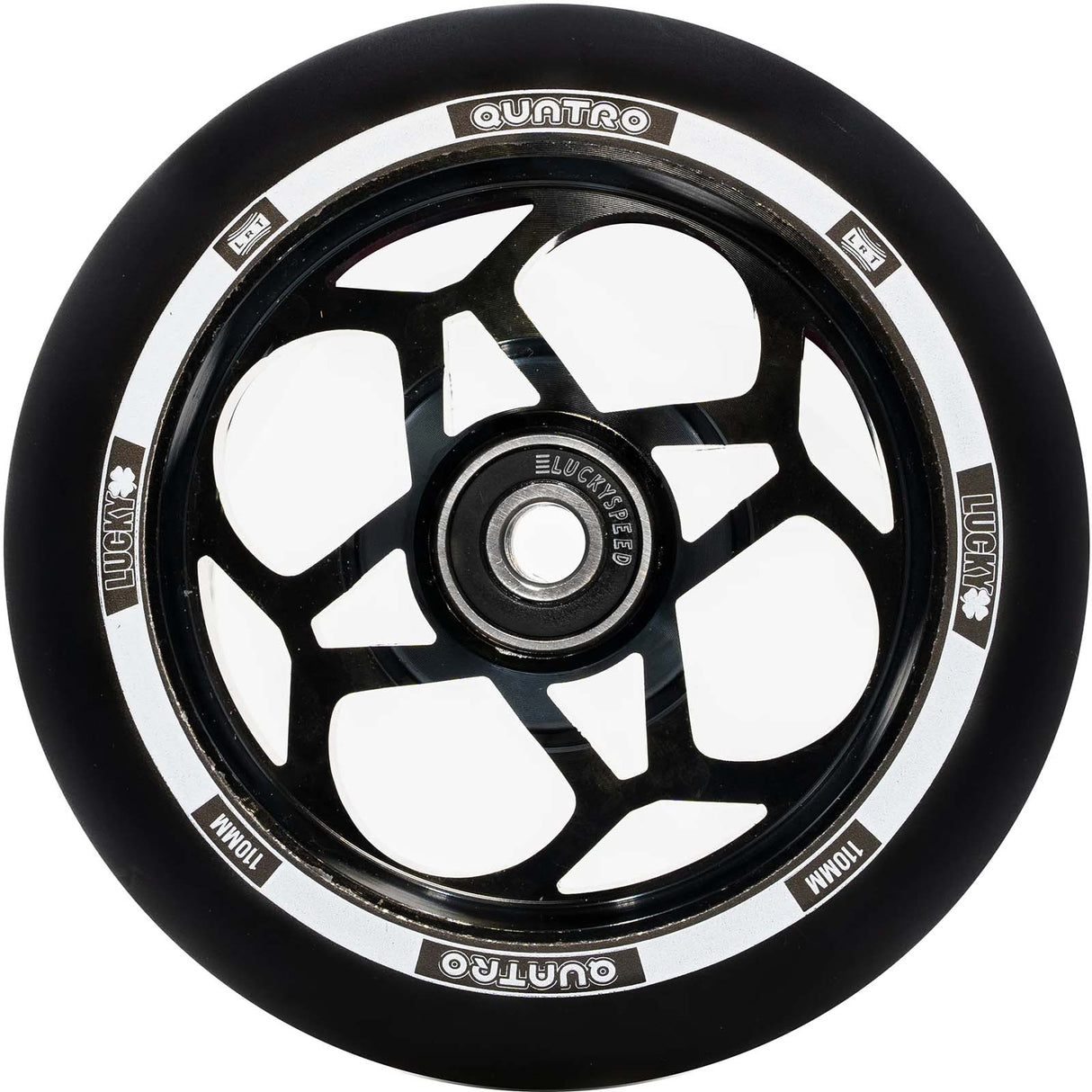 Lucky Quatro Pro 110mm Scooter Wheel - Black
