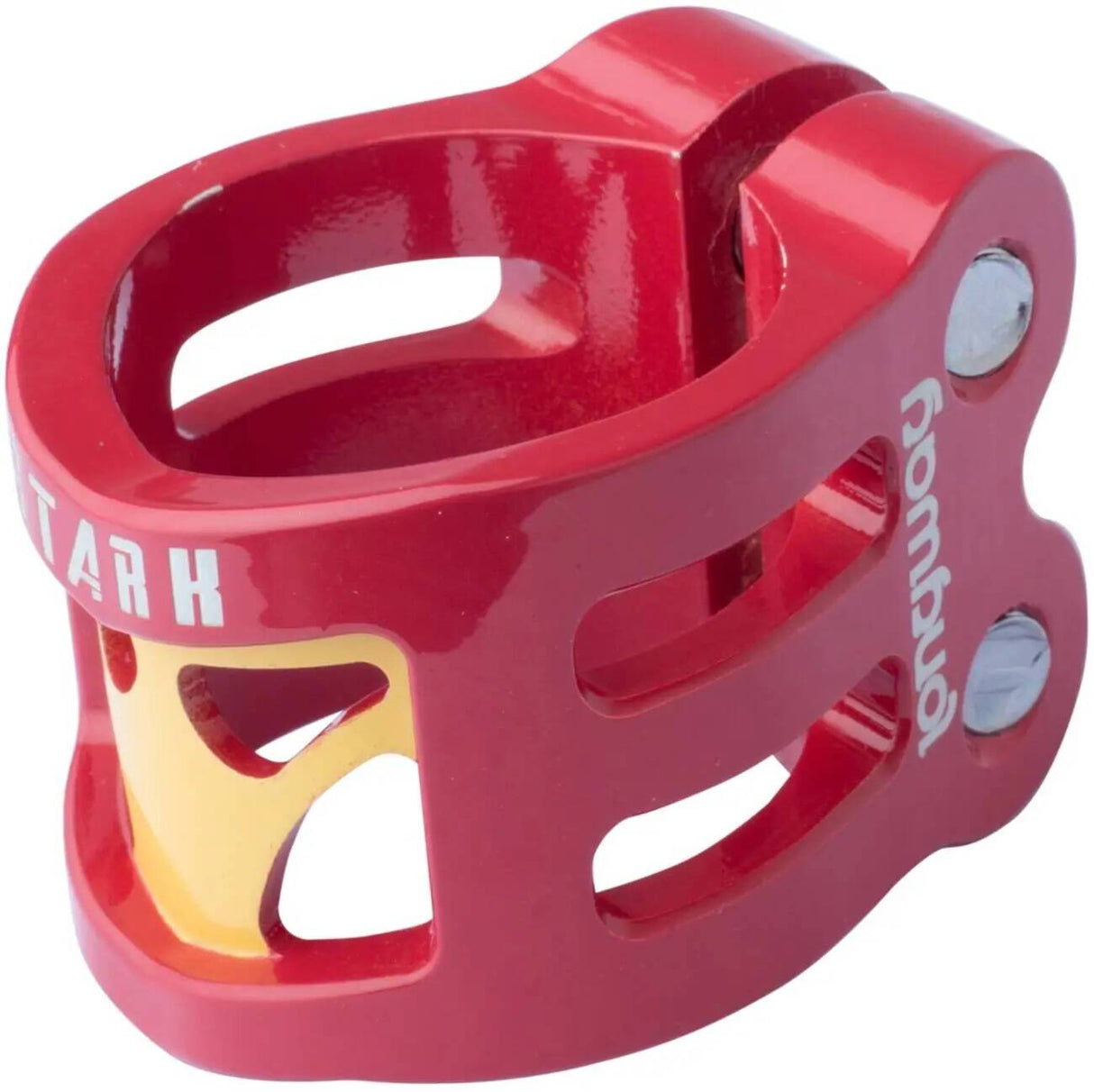 Longway Stark Scooter Clamp - Red/Yellow