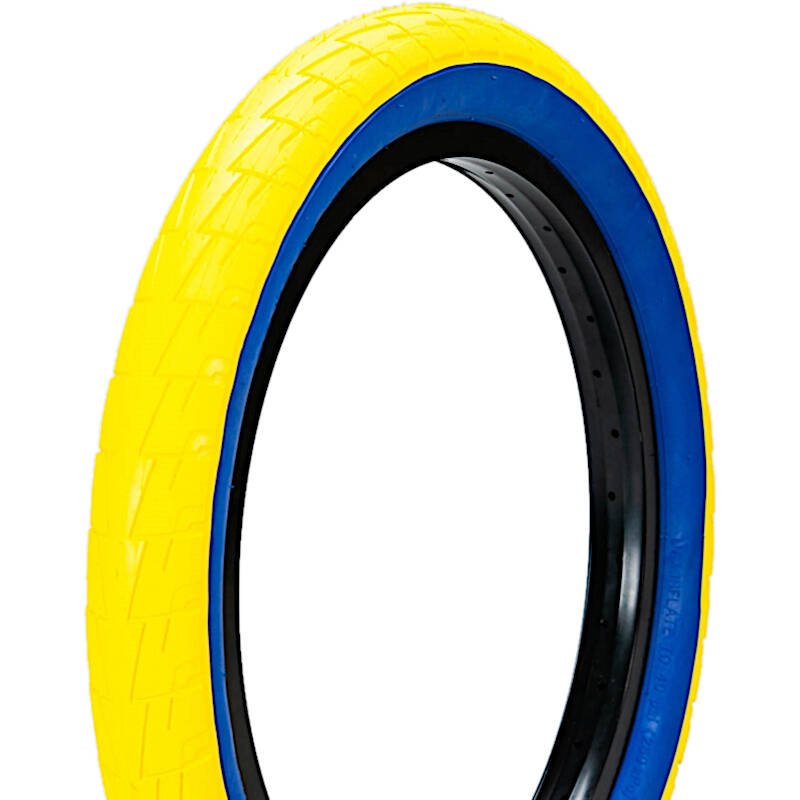 Mafiabike LC 20'' BMX Tyre - Yellow/Bluewall