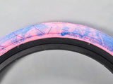 Mafiabike Lagos RSR 20" BMX Tyre - Pink/Blue Marble (PAIR)