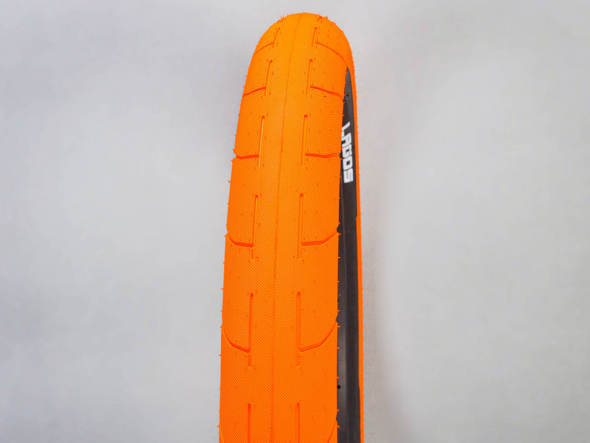 Mafiabike Lagos RSR 20" BMX Tyres - Orange/Black (PAIR)
