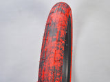 Mafiabike Lagos RSR 20" BMX Tyre - Red/Black Marble (PAIR)