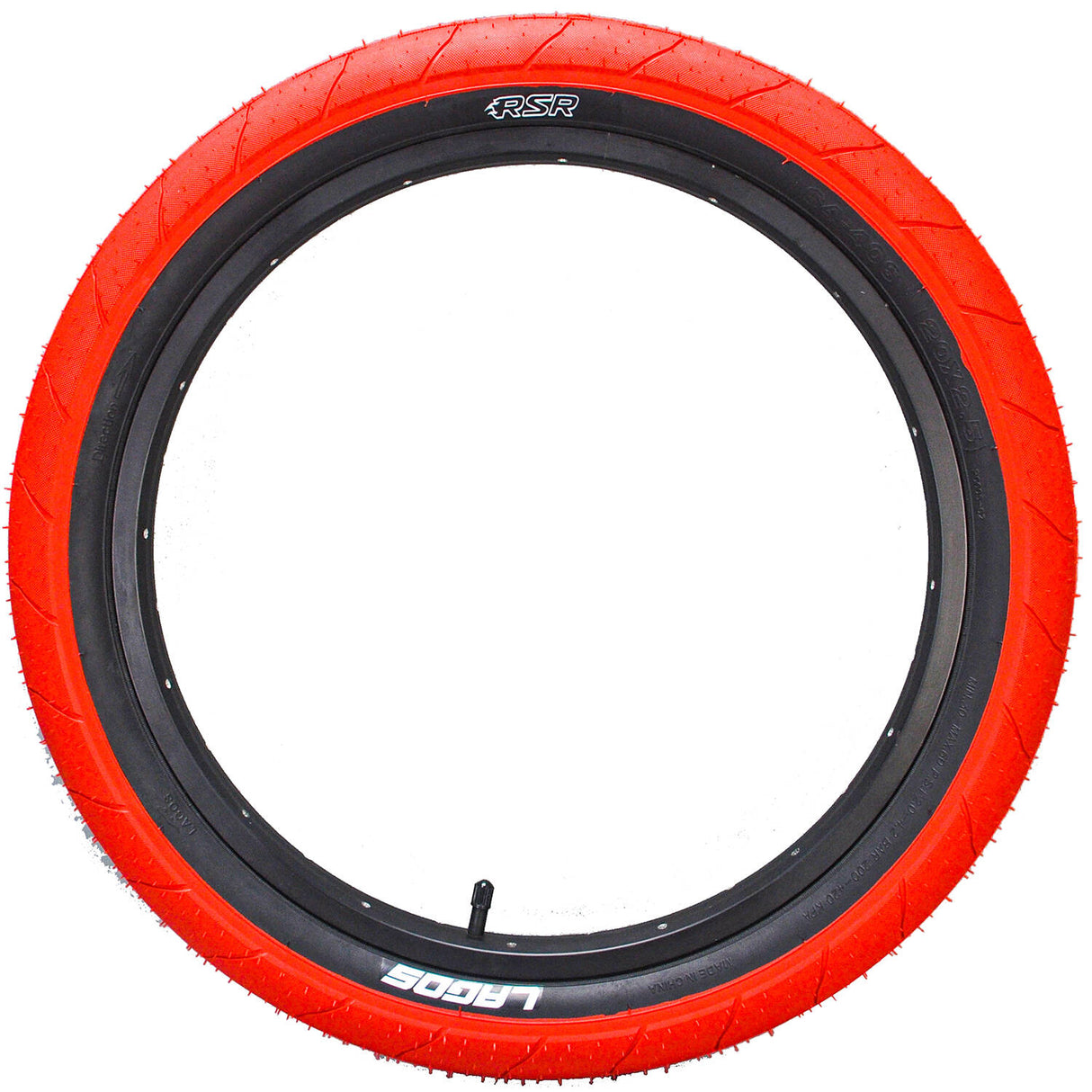 Mafiabike Lagos RSR 20" BMX Tyre - Red/Black (PAIR)