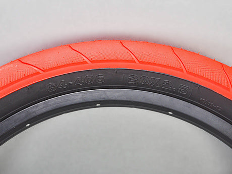 Mafiabike Lagos RSR 20" BMX Tyre - Red/Black (PAIR)