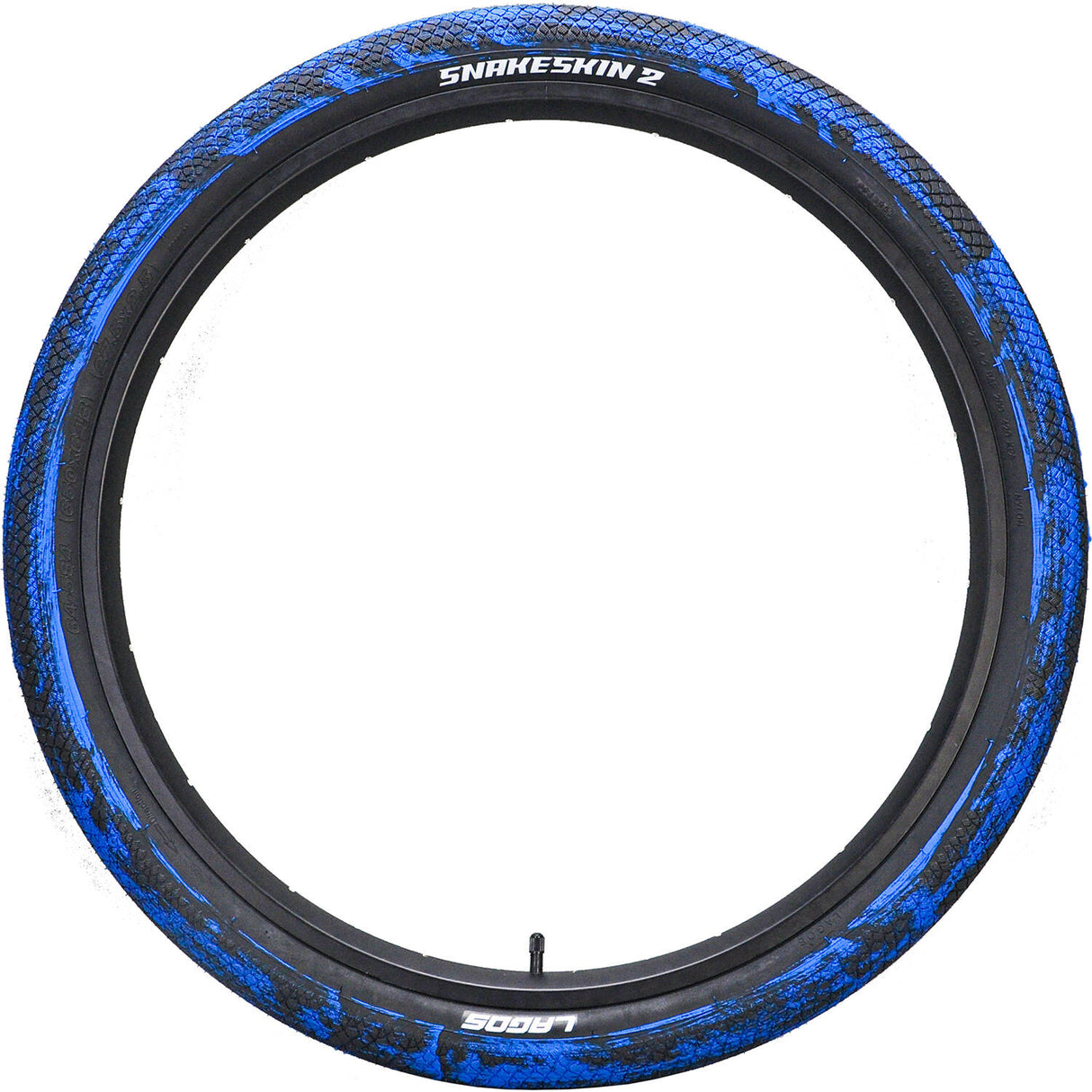 Mafiabike Lagos Snakeskin 2 29" BMX Tyre - Blue/Black Marble (PAIR)