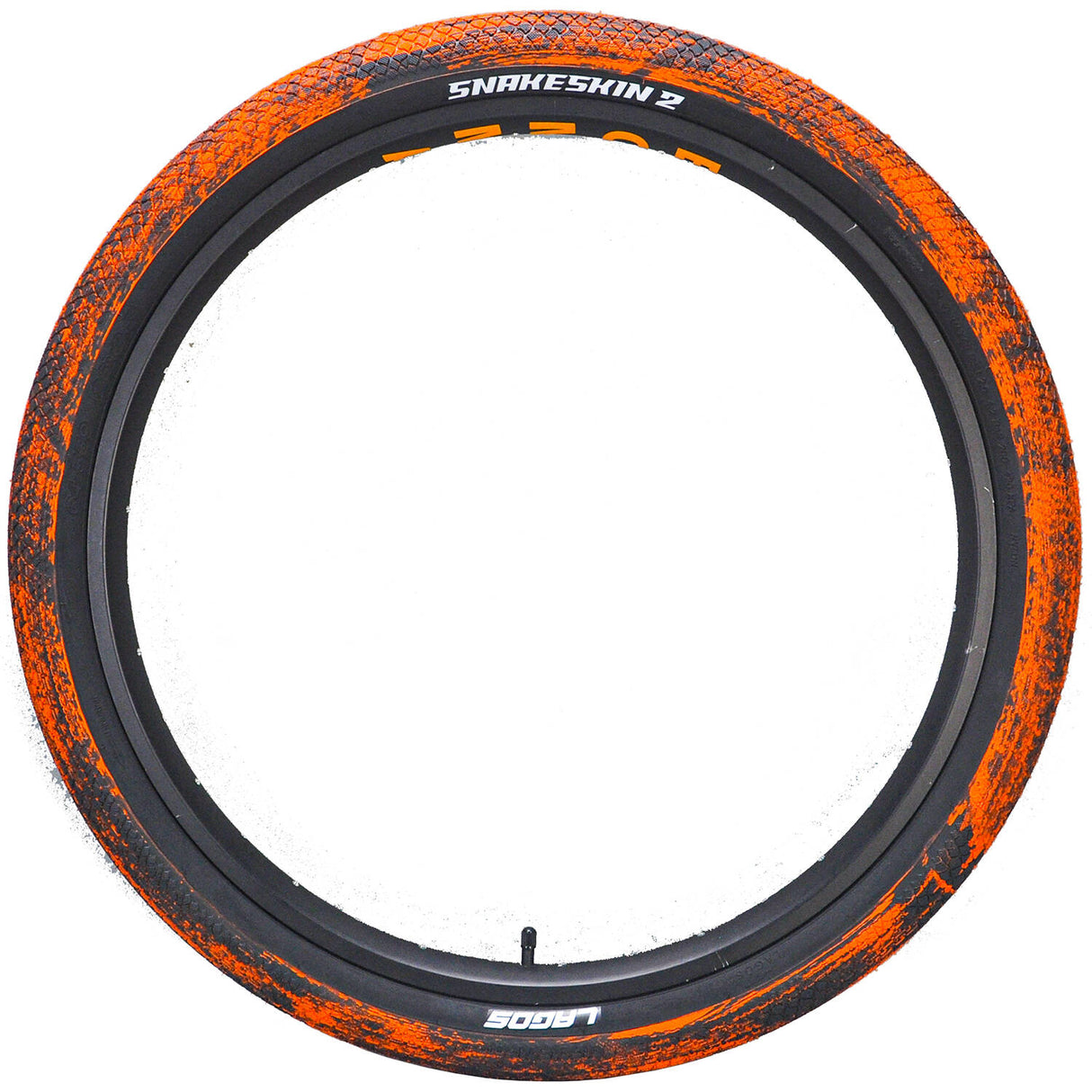 Mafiabike Lagos Snakeskin 2 29" BMX Tyre - Orange/Black Marble (PAIR)