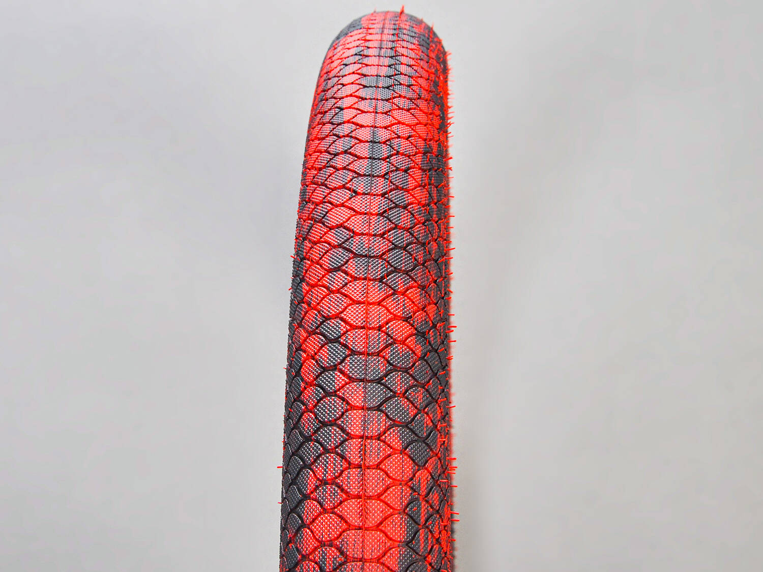 Mafiabike Lagos Snakeskin 2 27.5" BMX Tyre - Red/Black Marble (PAIR)