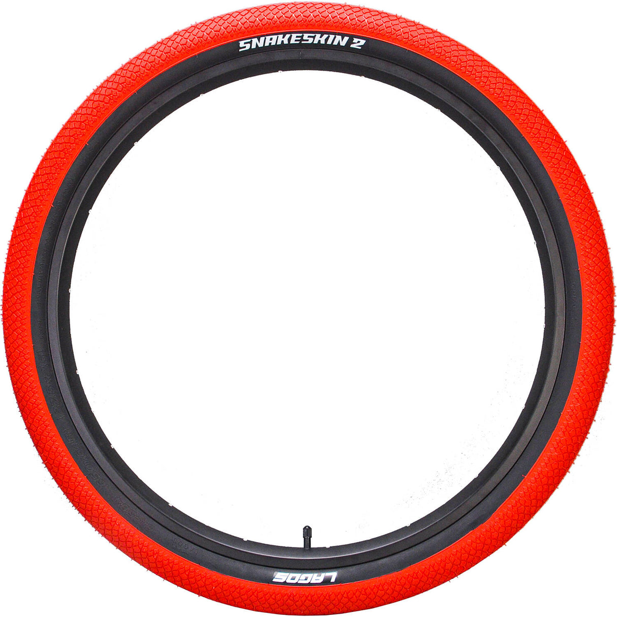 Mafiabike Lagos Snakeskin 2 29" BMX Tyre - Red/Black (PAIR)