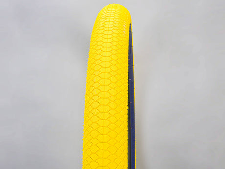 Mafiabike Lagos Snakeskin 2 29" BMX Tyre - Yellow/Blue (PAIR)