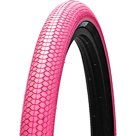 Mafiabike Snakeskin 26'' BMX Tyres (Pair) - Pink
