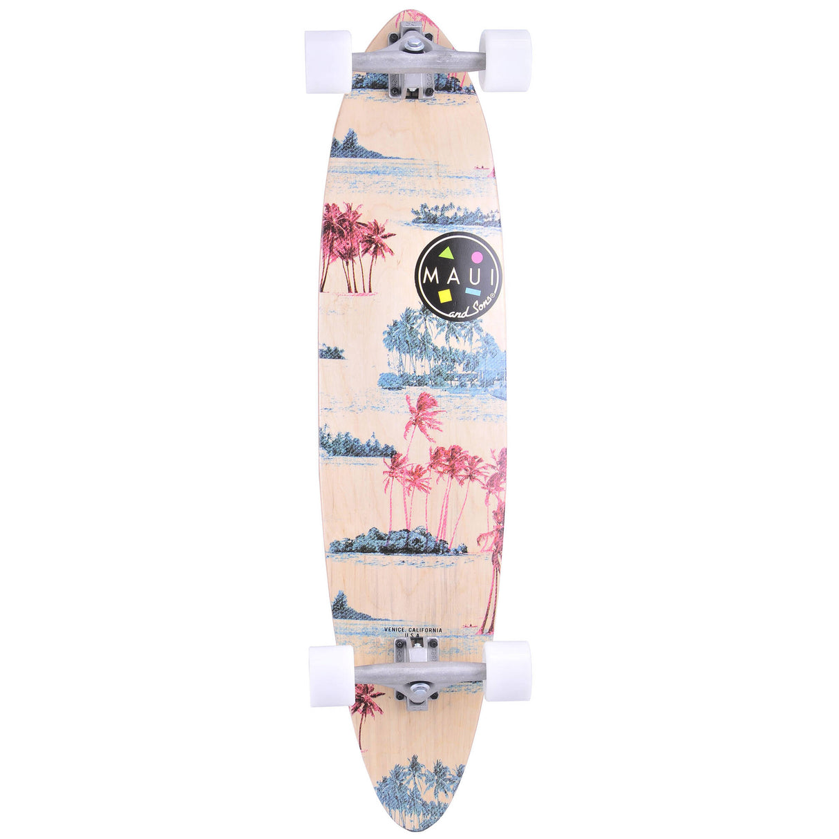 Maui and Sons Drifter Pintail Complete Longboard - 39''