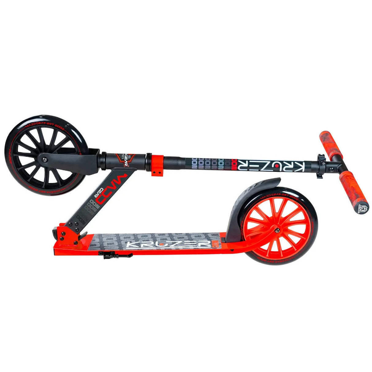 Madd Gear Carve Kruzer 200 V2 Commuter Scooter - Black/Red
