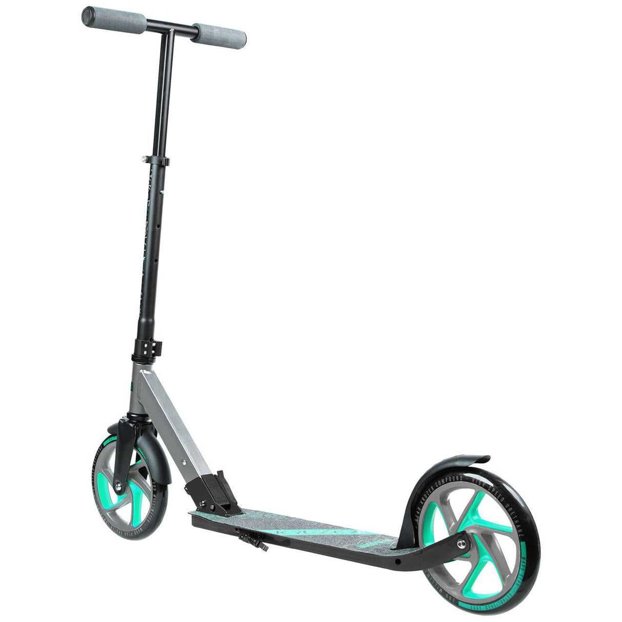 Madd Gear Carve Kruzer 200 Folding Scooter - Grey/Teal