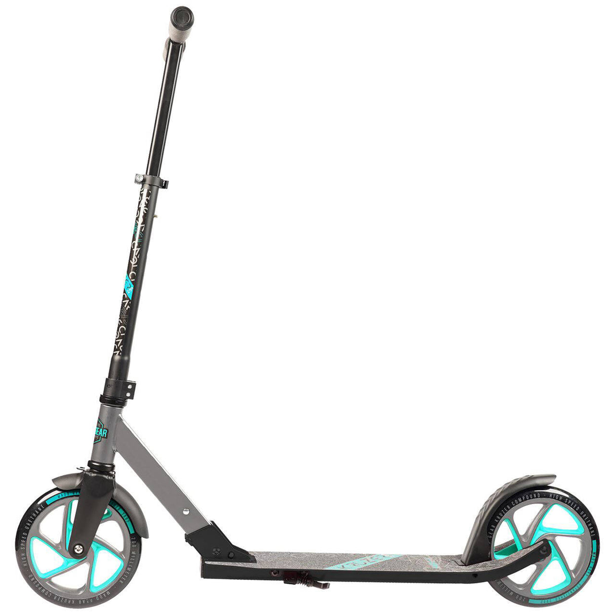 Madd Gear Carve Kruzer 200 Folding Scooter - Grey/Teal