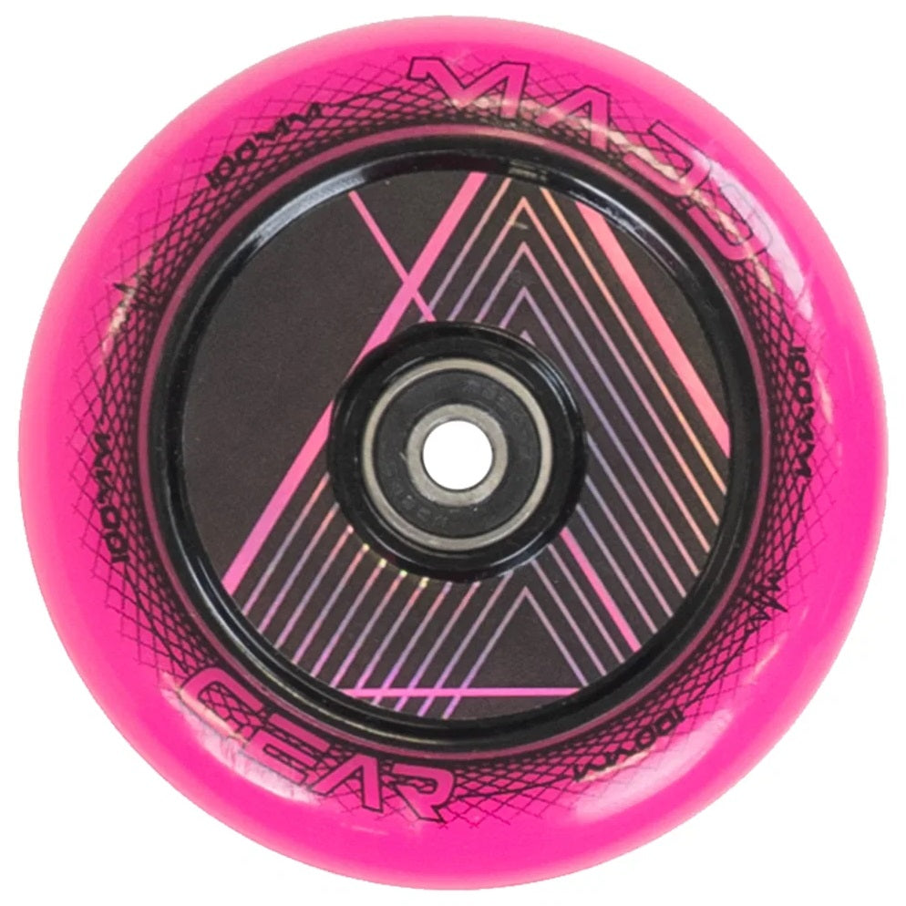 Madd Gear Raven Hollow Core 100mm Scooter Wheel - Pink