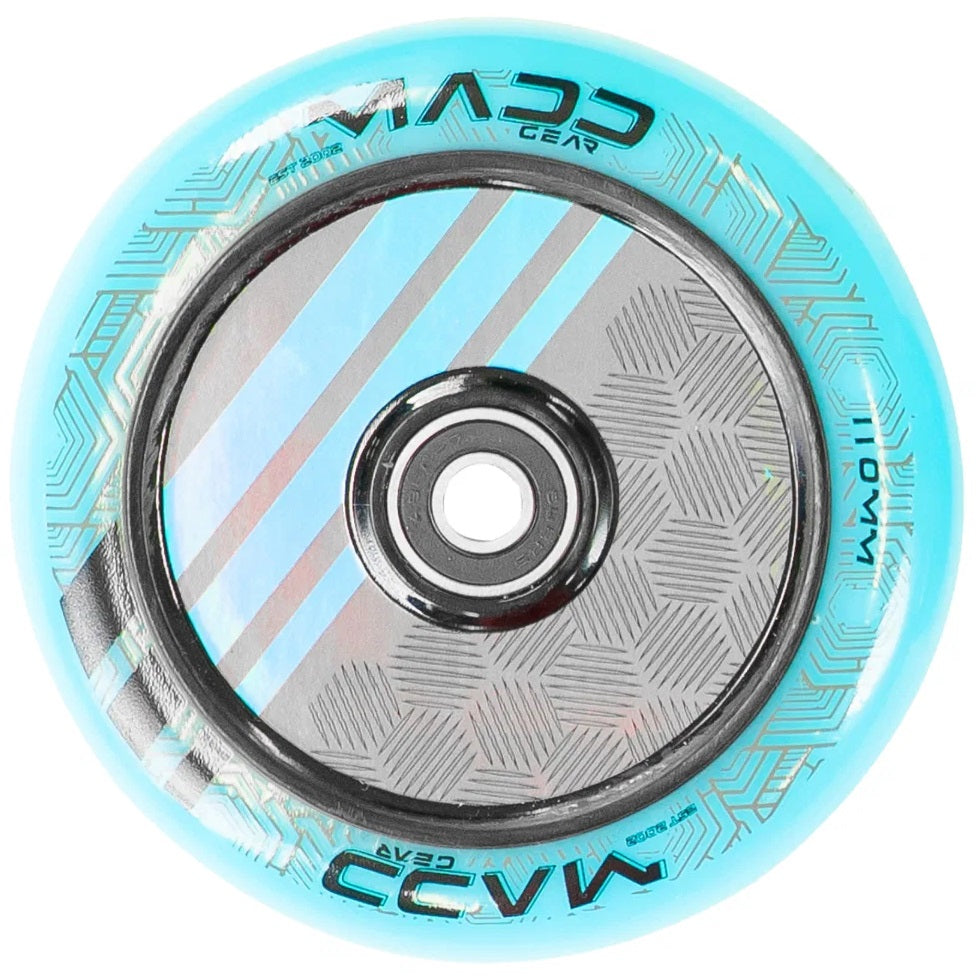 Madd Gear Zen Hollow Core 110mm Scooter Wheel - Blue