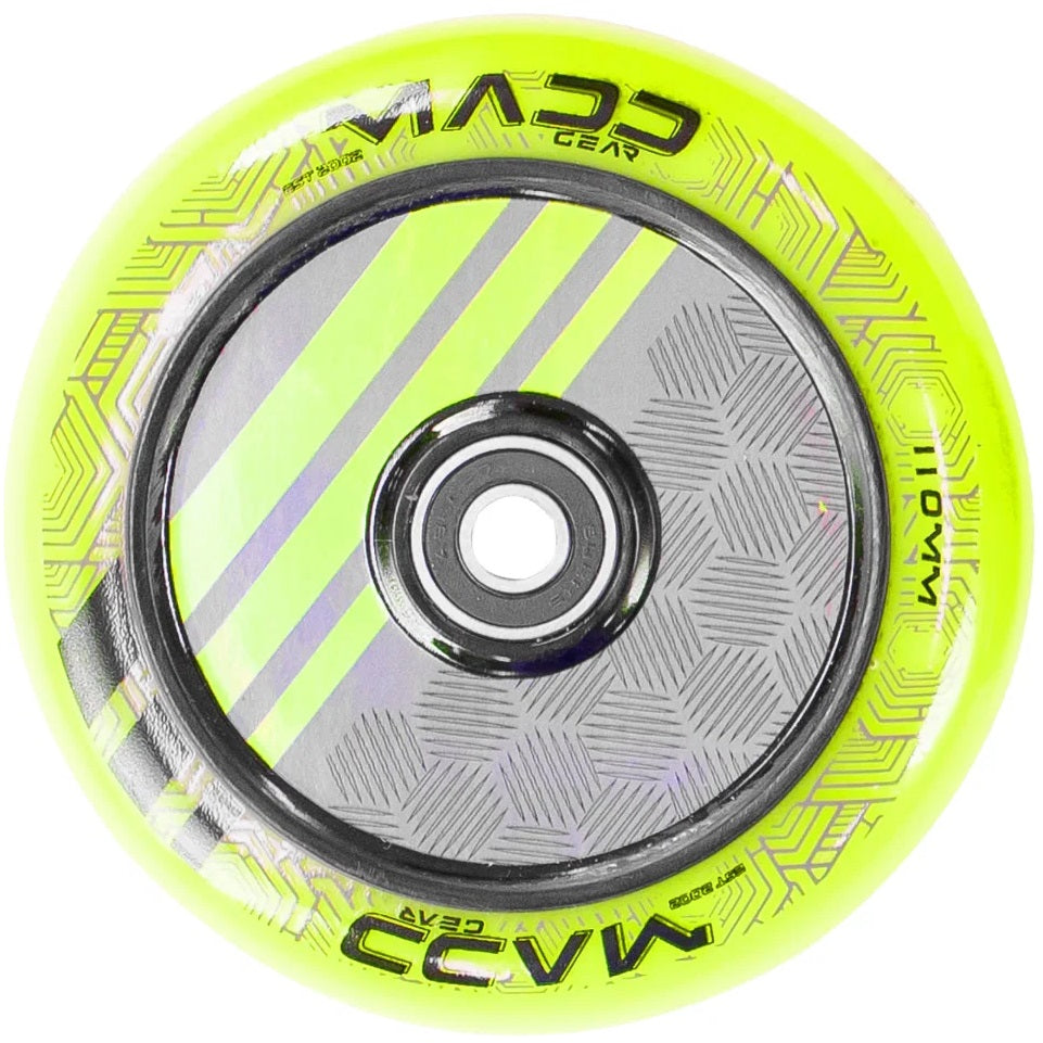Madd Gear Zen Hollow Core 110mm Scooter Wheel - Green