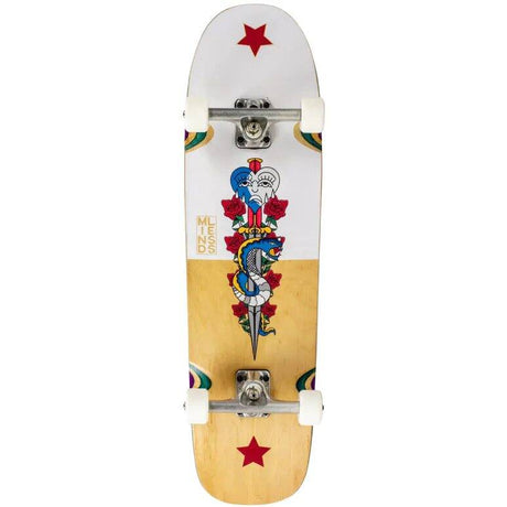 Mindless Flash Snake Complete Cruiser Skateboard - Natural/White 32''