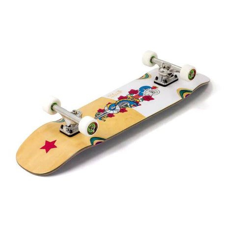 Mindless Flash Snake Complete Cruiser Skateboard - Natural/White 32''