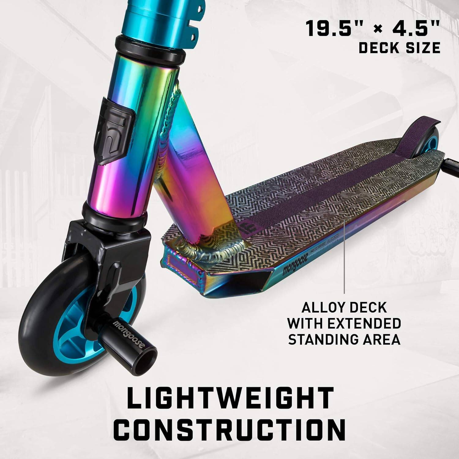 Mongoose Rise 100 Pro Stunt Scooter - Oil Slick