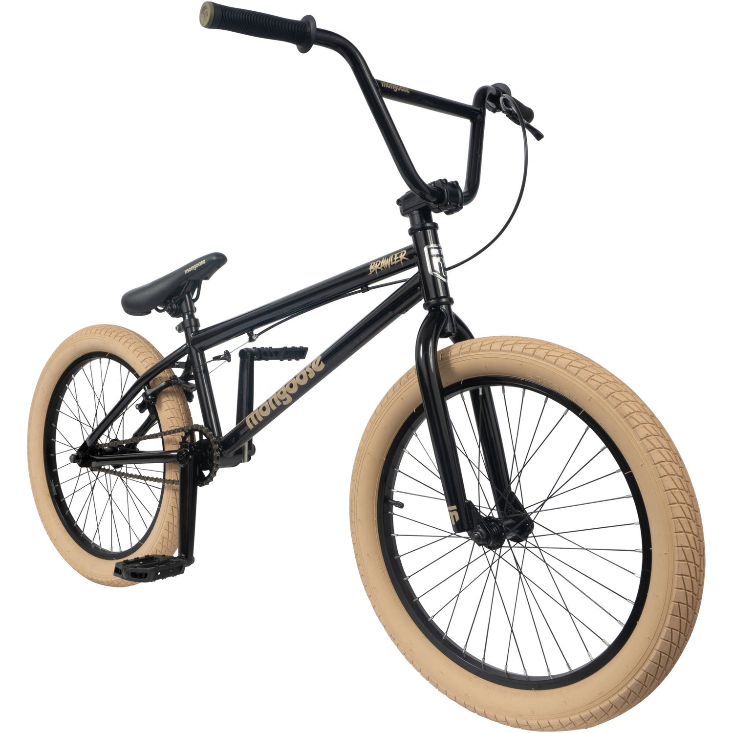 Mongoose Brawler 20" Complete BMX - Black/Gold