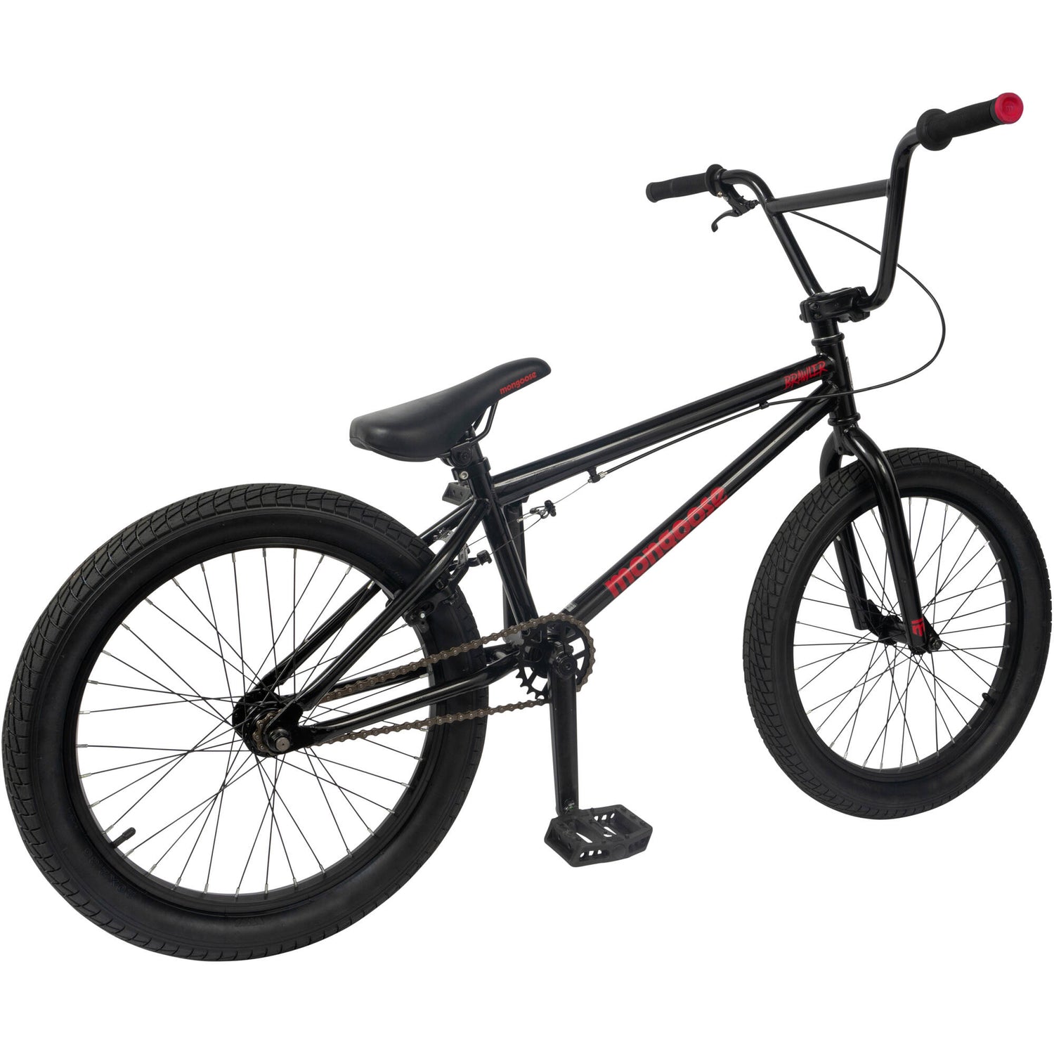 Mongoose Brawler 20" Complete BMX - Black/Red