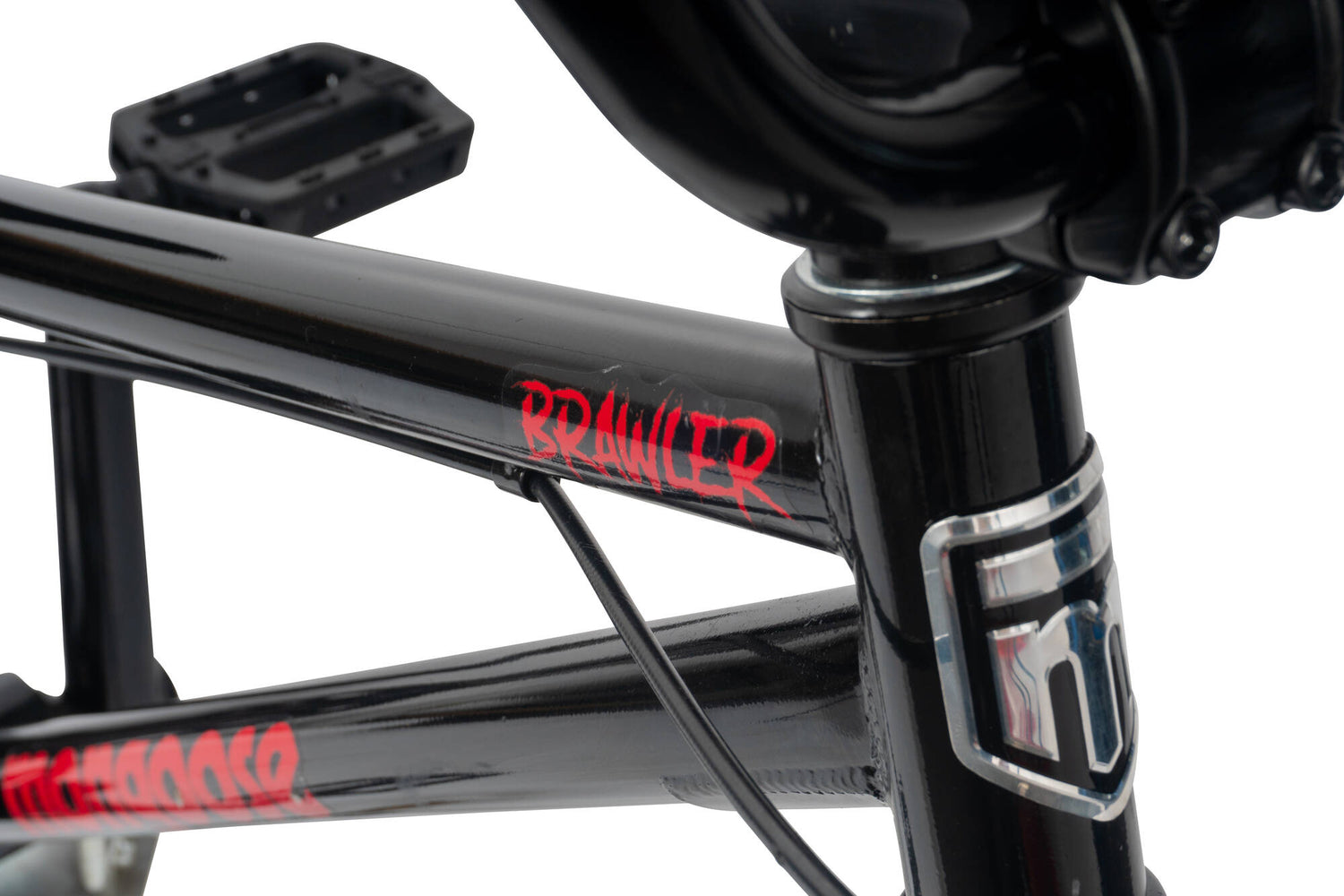 Mongoose Brawler 20" Complete BMX - Black/Red