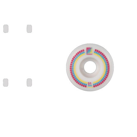 Mosaic Classic Skateboard Wheels - 51mm