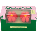 Moxi Brake Petal Toe Stops - Red Hibiscus