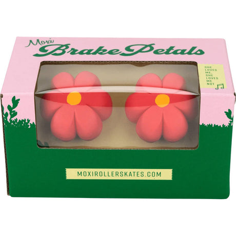 Moxi Brake Petal Toe Stops - Red Hibiscus