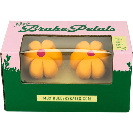 Moxi Brake Petal Toe Stops - Yellow Daisy