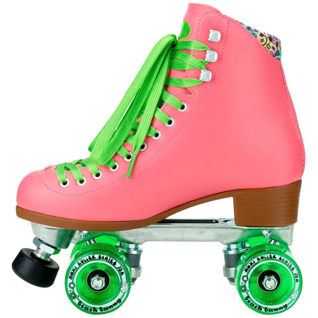 Moxi Beach Bunny Quad Roller Skates - Watermelon