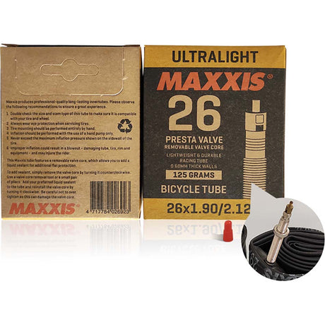 Maxxis Ultralight Presta Inner Tube - 26"x1.90/2.125"