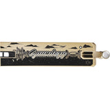 Native Stem Saundezy Sig Scooter Deck - Gold 20.5" x 5.25"