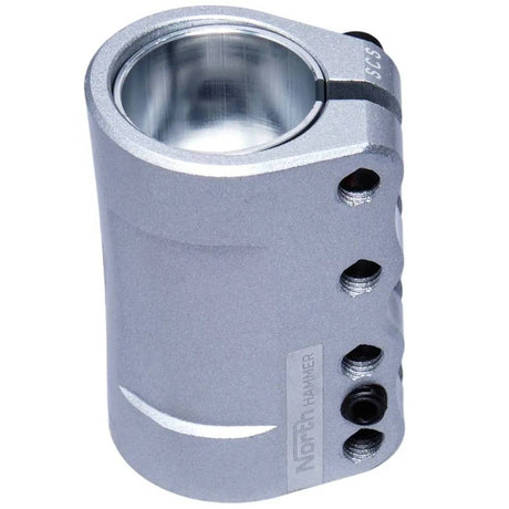 North Hammer V2 SCS Scooter Clamp - Matte Silver
