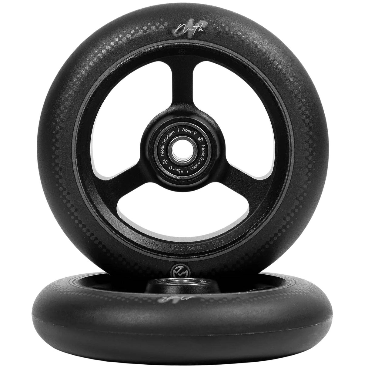 North Scooters Index G5 110mm Scooter Wheel - Black/Black