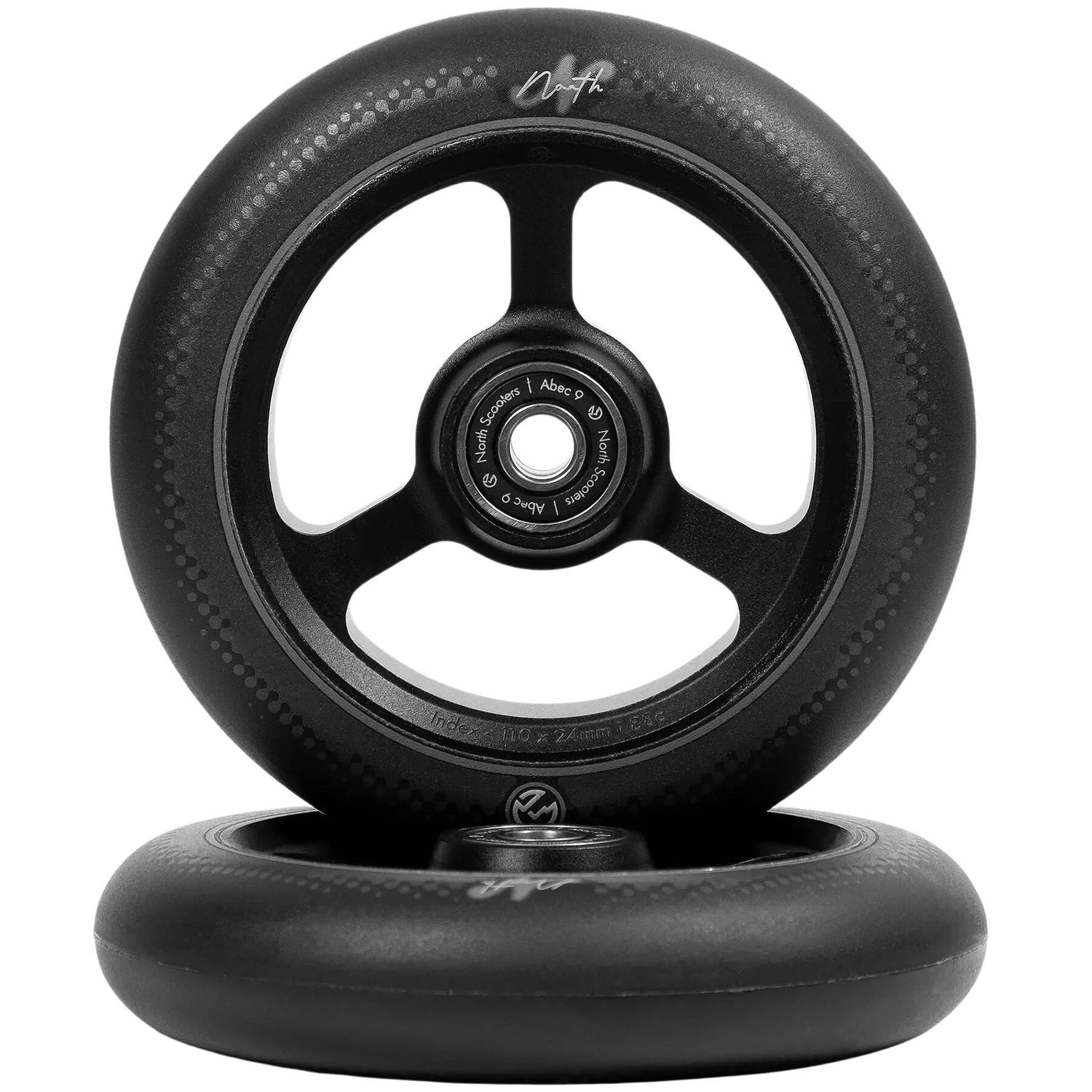 North Scooters Index G5 110mm Scooter Wheel - Black/Black