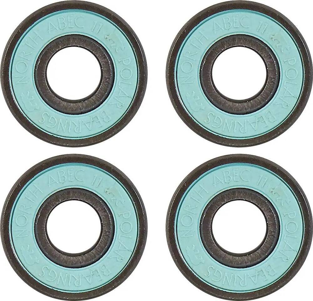 North Polar Scooter Bearings - Blue (4 Pack)