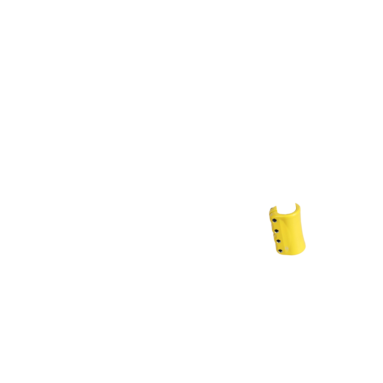 North Profile SCS Scooter Clamp - Yellow