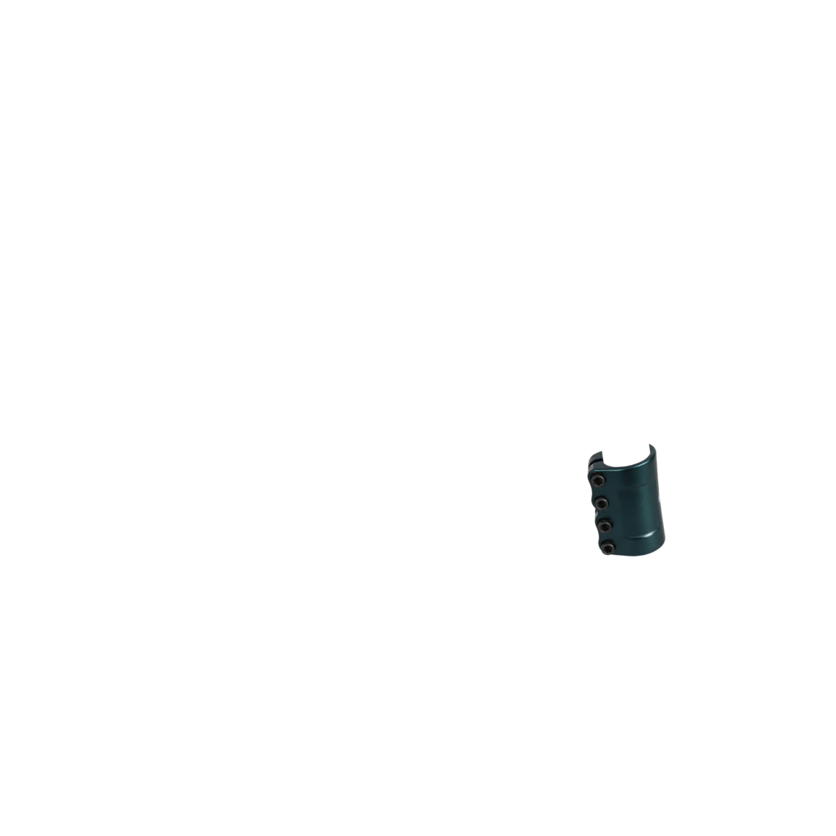 North Hammer V2 SCS Scooter Clamp - Midnight Teal