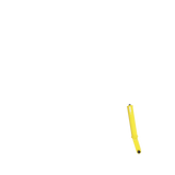 North LH G2 SCS/HIC Scooter Forks - Canary Yellow