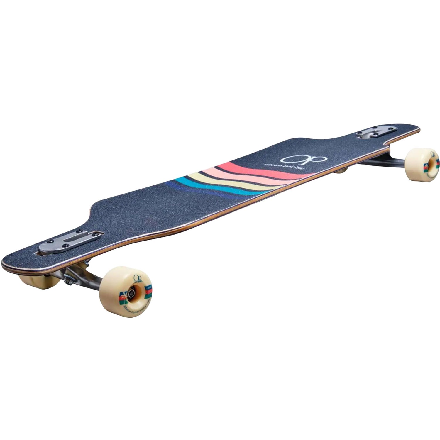 Ocean Pacific Sunset Drop Through Complete Longboard - Navy 39"