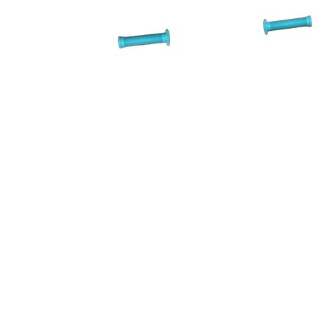 ODI - Long neck ST Bar Grips - Aqua Blue