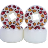 OJ Boserio Ladybugs Skateboard Wheels - White 60mm