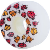 OJ Boserio Ladybugs Skateboard Wheels - White 60mm