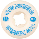 OJ From Concentrate Hardline 101a Skateboard Wheels - White 52mm