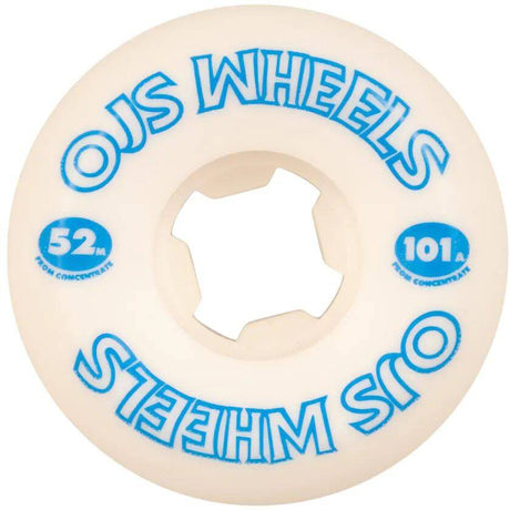 OJ From Concentrate Hardline 101a Skateboard Wheels - White 52mm
