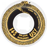OJ Elite Milton Martinez Its Us Hardline 101A Skateboard Wheels - Yellow/White 56mm
