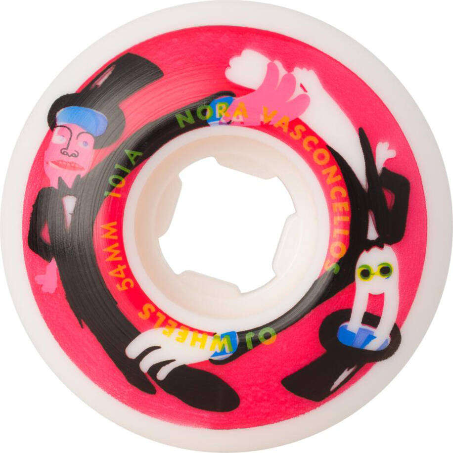 OJ Elite Nora Vasconcellos by Alexis Easy Edge 101A Skateboard Wheels - Multi 54mm